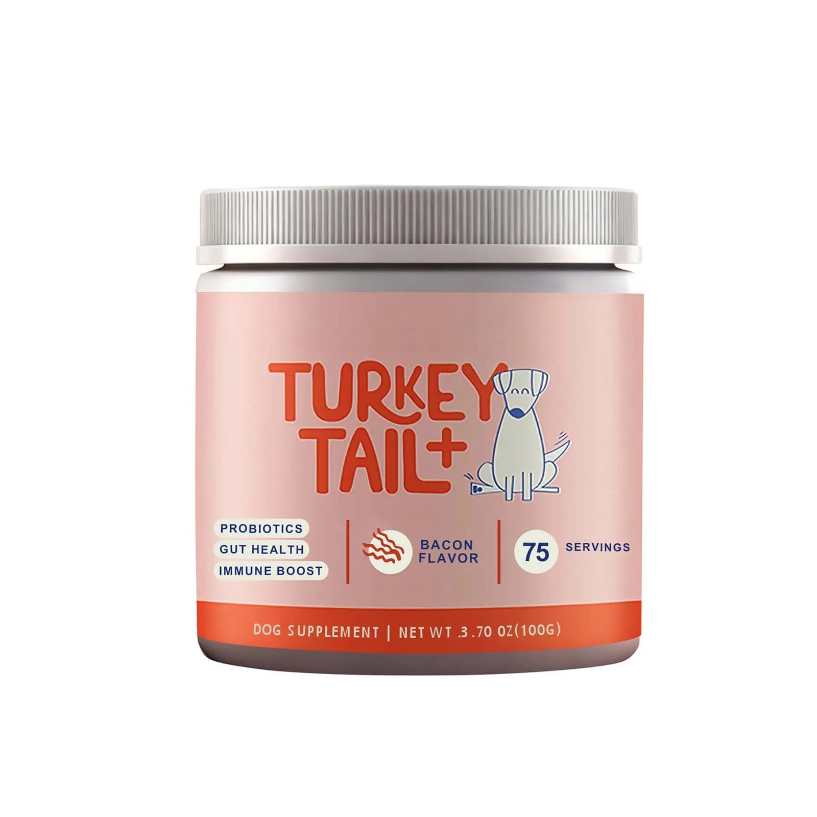Probiotiques pour chiens en granulés souples, supplément vitaminique à base de champignons Turkey Tail, nourriture douce pour soutenir la santé intestinale, soins quotidiens pour la santé des animaux