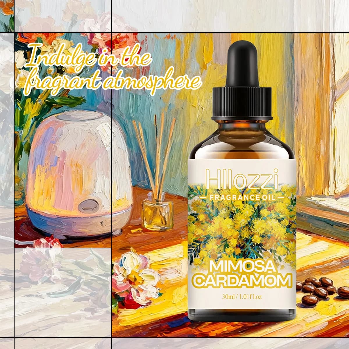 HUILE PARFUMÉE MIMOSA CARDAMOM Convient pour le bricolage et les diffuseurs