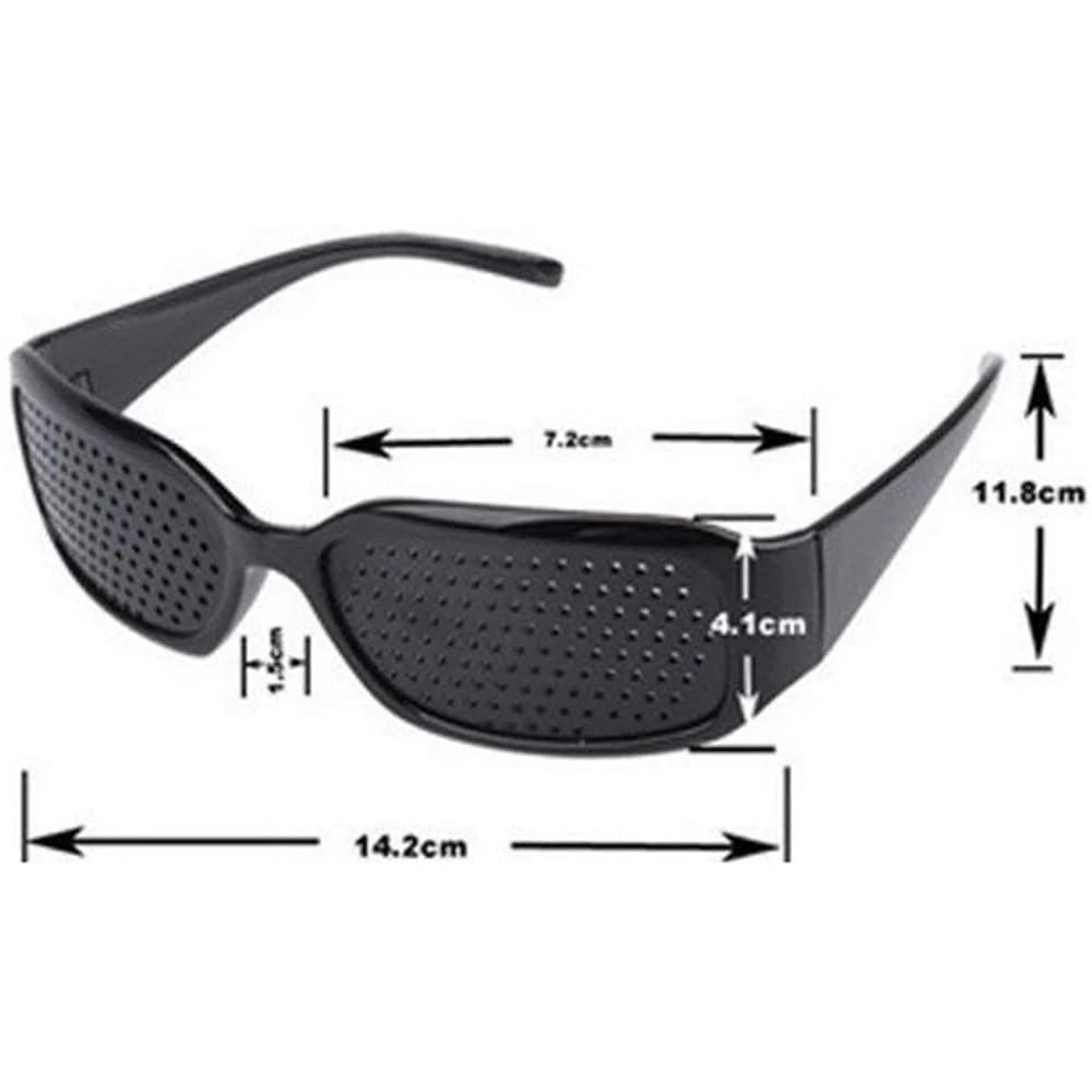 Lunettes d'exercice pour la vue, dispositif anti-fatigue, améliore la vue, lunettes légères noires, améliore la vision, pour l'extérieur