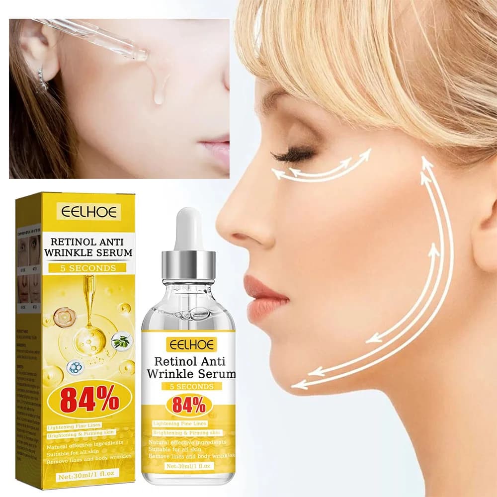 Sérum facial anti-déformable au rétinol, essence d'acide hyaluronique pur, anti-âge, lifting du visage, raffermissement des yeux, nouveau