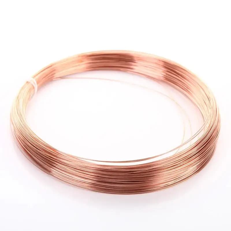Fil de cuivre pur T2, 1 à 3 rouleaux, 0.1 à 3.2mm, bobine de fil de cuivre nu et émaillé 1-10M pour l'artisanat de bricolage, projets électriques, expédition rapide