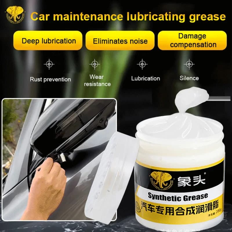 Graisse Synthétique Blanche de Haute Qualité pour Soins Automobiles, Huile de Lubrification pour Toit Ouvrant, Porte Abormale