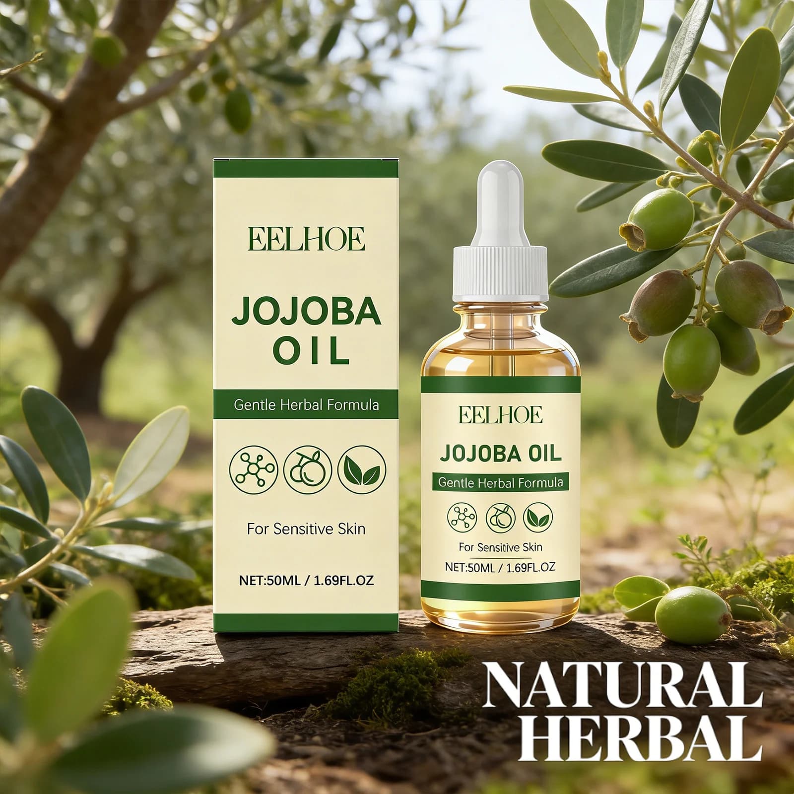 Huile Essentielle Végétale Nourrissante Adoucissante pour la Peau Améliore l'Élasticité Lisse les Cheveux Réduit les Frisottis Hydratante Huiles de Jojoba pour Massage