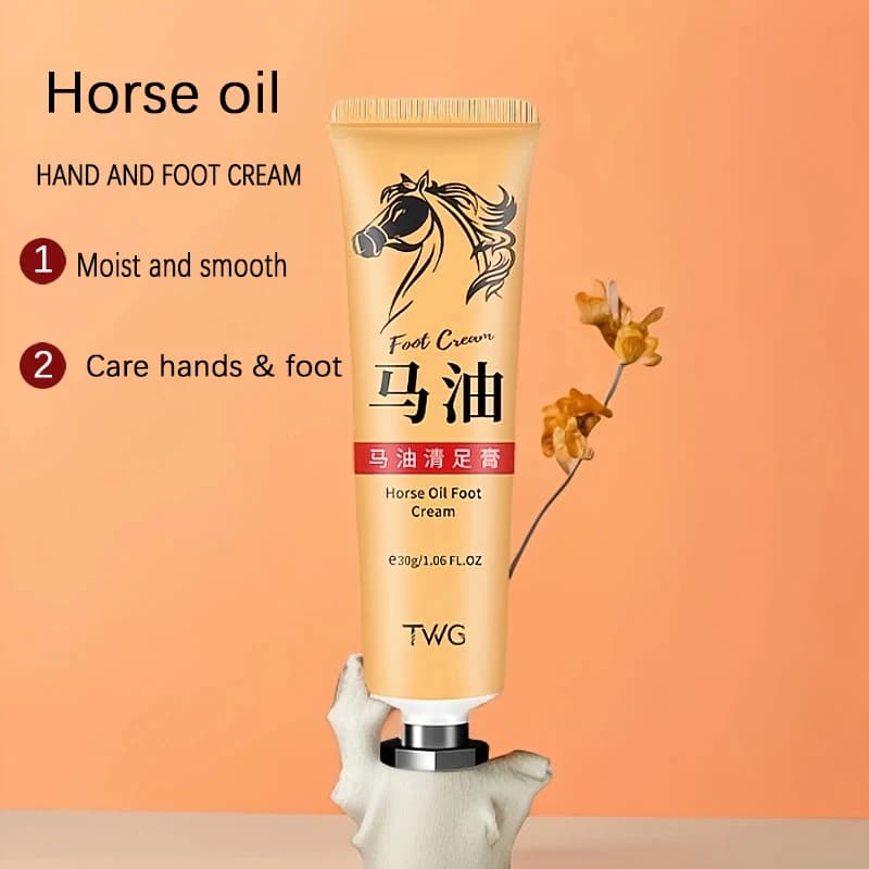 Ma You Qing Crème pour les pieds, crème hydratante pour les pieds, adaptée aux peaux sèches, adaptée aux soins des mains et des pieds secs