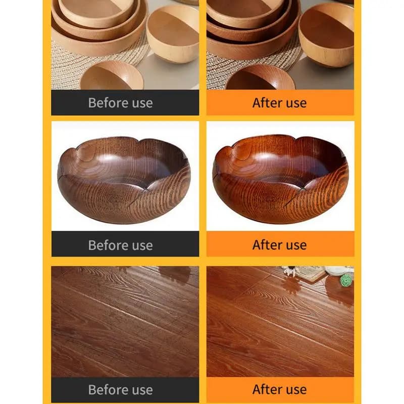 Planche à découper le bois de 120ml, huile de revitalisant pour service à thé, huile d'entretien du bois pour meubles en bois, vaisselle, planches à découper