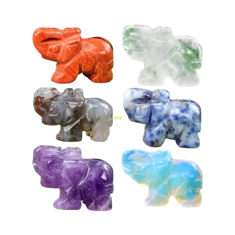 Décors en d'éléphant, figurine d'éléphant en guérison