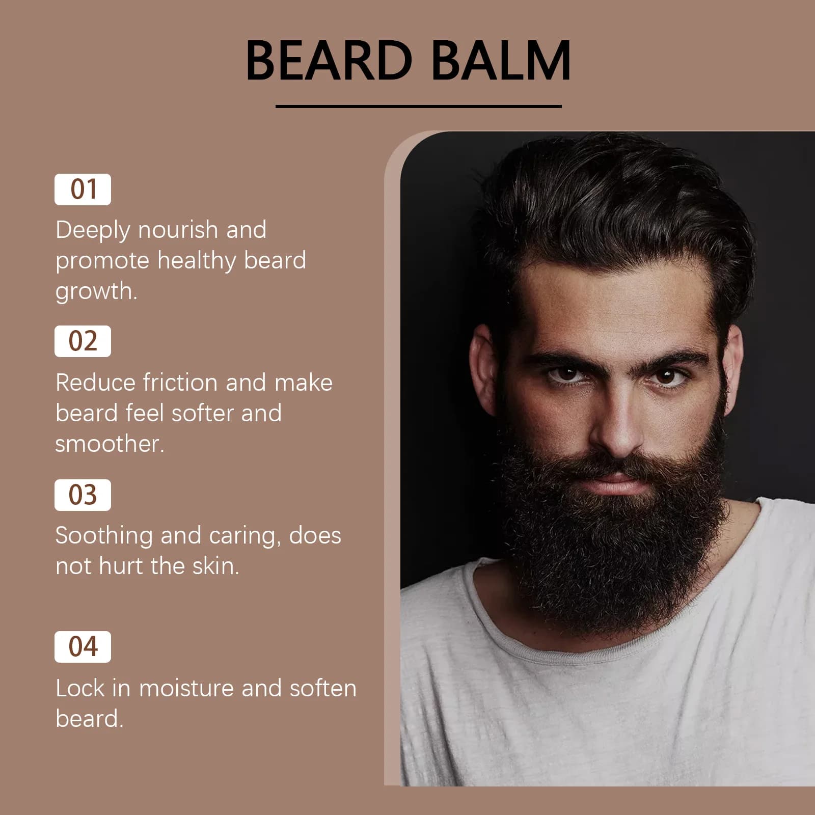 Baume à barbe pour hommes