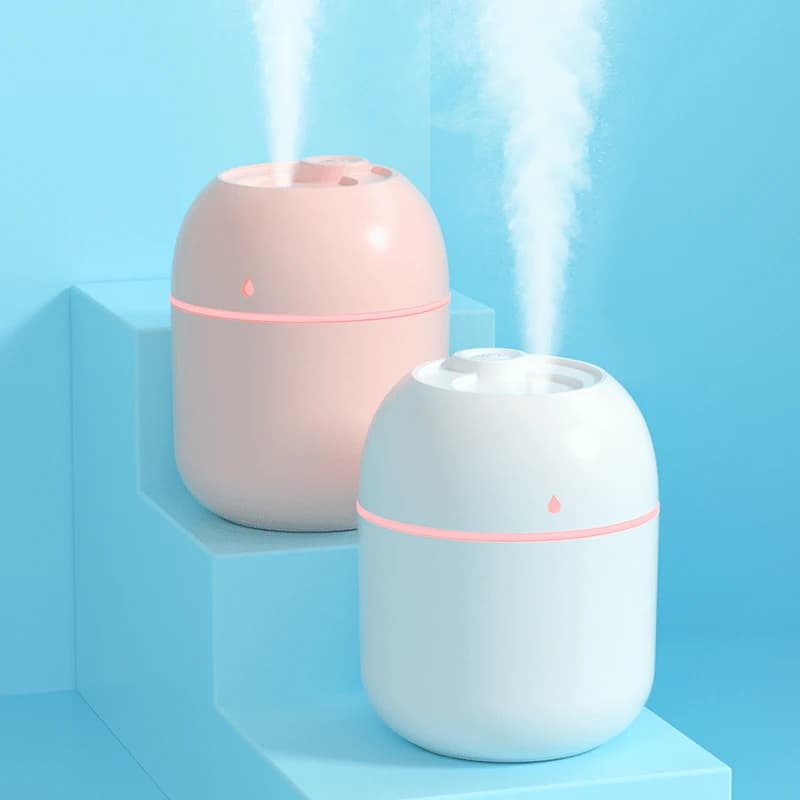 Humidificateur d'air portable USB ultrasonique 220 ml, diffuseur d'huiles essentielles, purificateur d'air pour voiture, aromathérapie, générateur de brume anionique