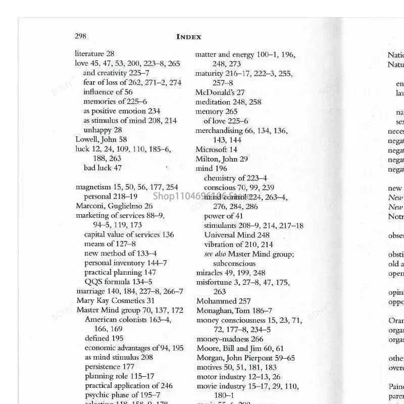 Romans inspirants classiques Pensez et grandir riches par Napoléon Hill Broché en anglais