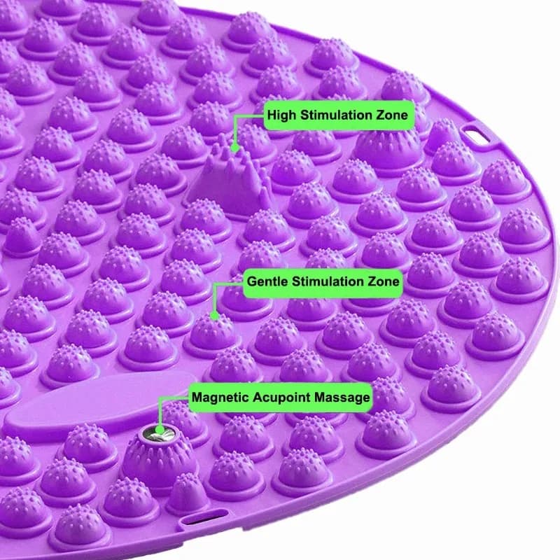 Tapis de massage des pieds multifonctionnel pour la relaxation des fascias après l'exercice, tapis d'acupression pour la maison