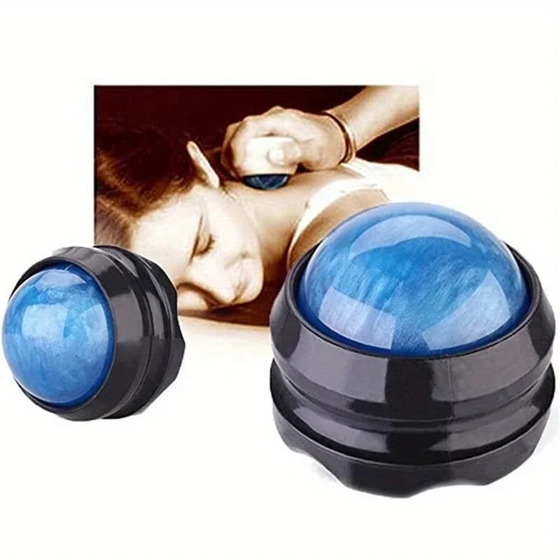 Mini balle de massage roulante portative en résine pour fitness