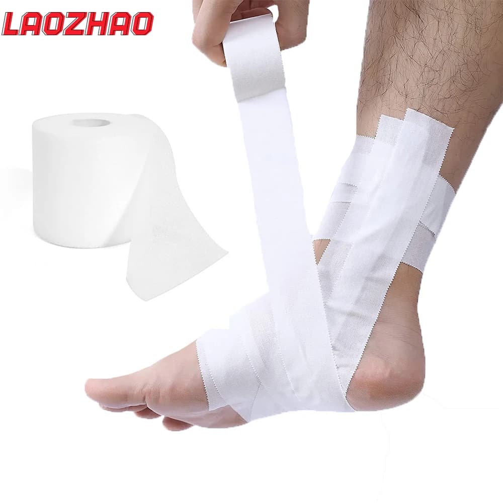 1 rouleau de ruban athlétique blanc, ruban de sport-rubans et enveloppes athlétiques adhésifs forts-le meilleur ruban pour athlète Hockey, Tennis, salle de sport, boxe