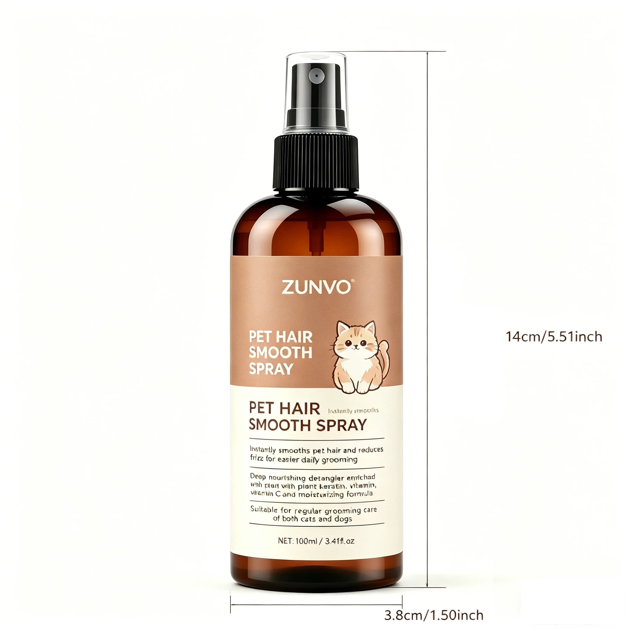 Shampooing sec sans rinçage pour chiens et chats, formule sans eau pour un nettoyage pratique des animaux