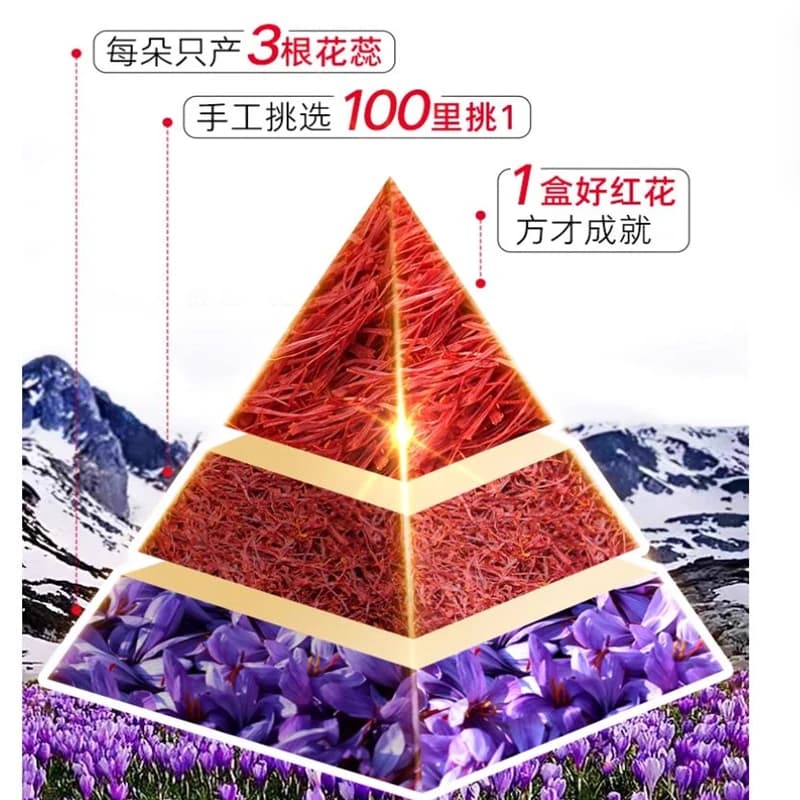Fleurs séchées en safran 100 % naturel de chine