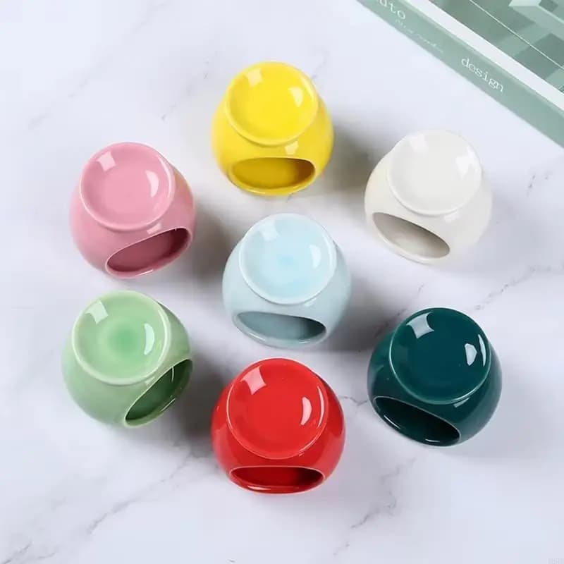 Brûleurs d'arômes d'huiles essentielles en céramique, bougeoir chauffe-plat, diffuseur parfumé