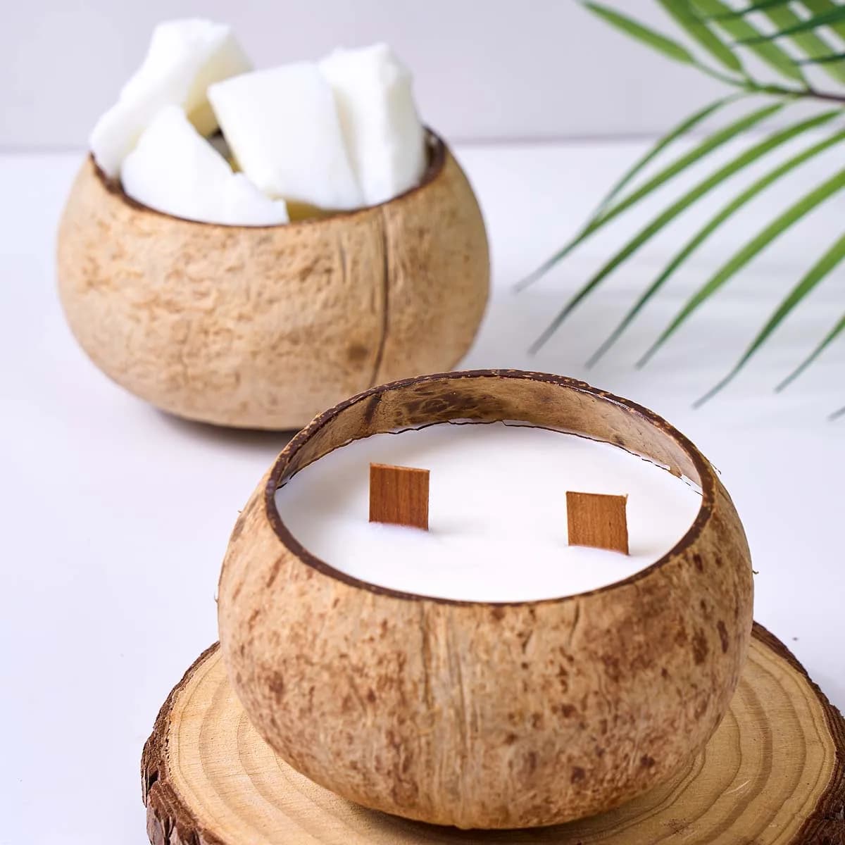 Cire de coco blanche 1LB, cire végétale naturelle, pour bougies parfumées faites main DIY, sans fumée, matériau pour mèches, fournitures d'artisanat