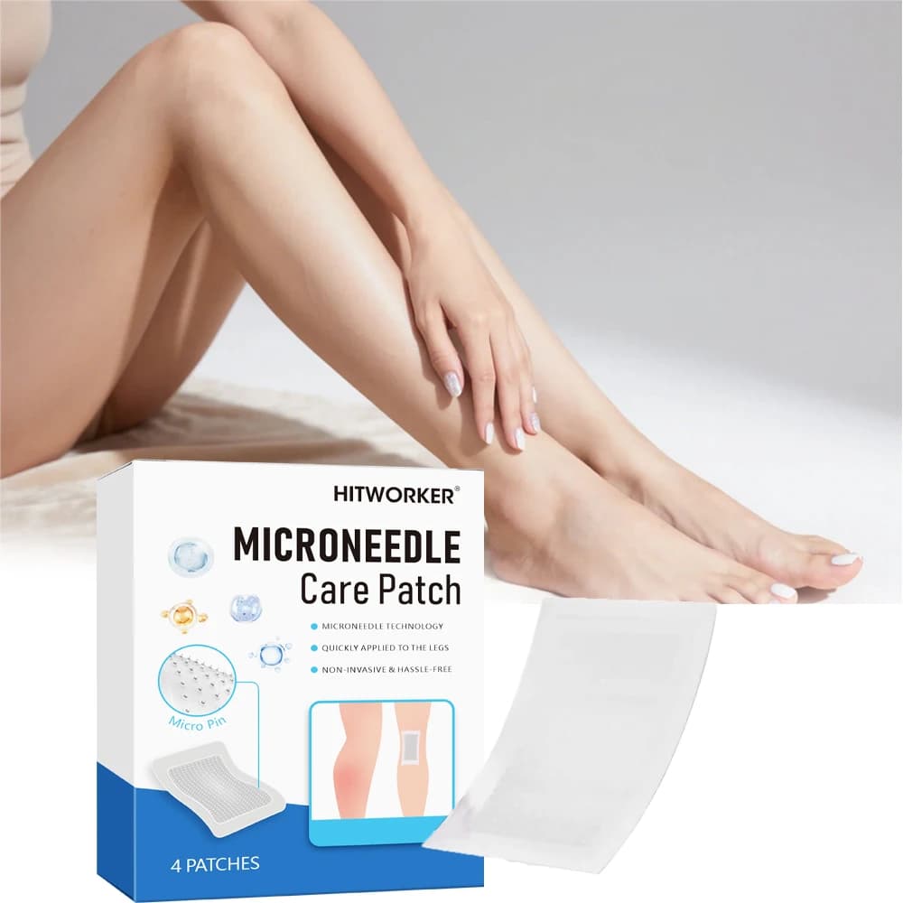 Ensemble de patchs hydrocolloïdes à micro-aiguilles, 4 pièces, avec huile essentielle de soin du corps, Patch réparateur pour cicatrices et imperfections