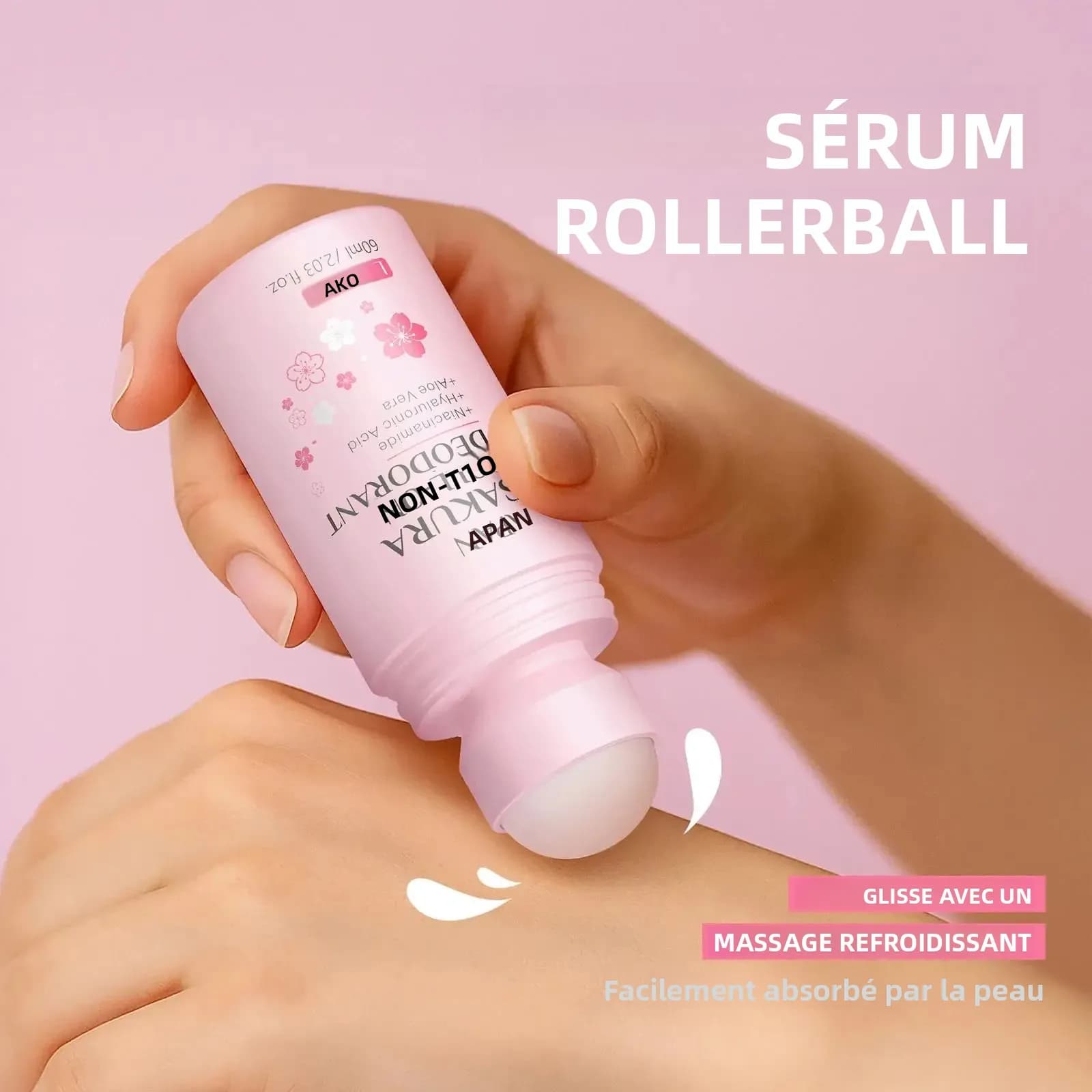 Déodorant japonais Sakura Roll On 60ml