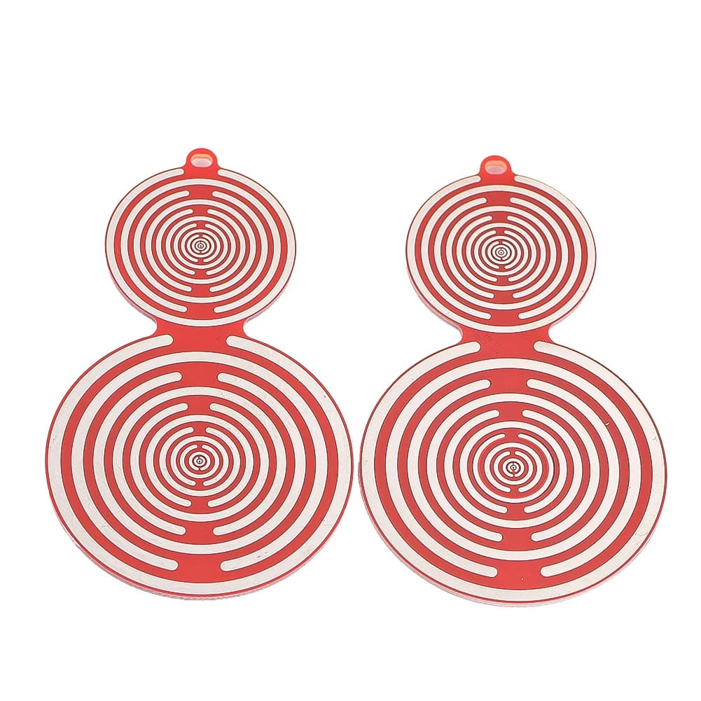 Pendentif disque d'énergie polarisant, réduit l'énergie négative, oscillateur multi-ondes de Lakhovsky, Double face, équilibre MWO EMF, méditation