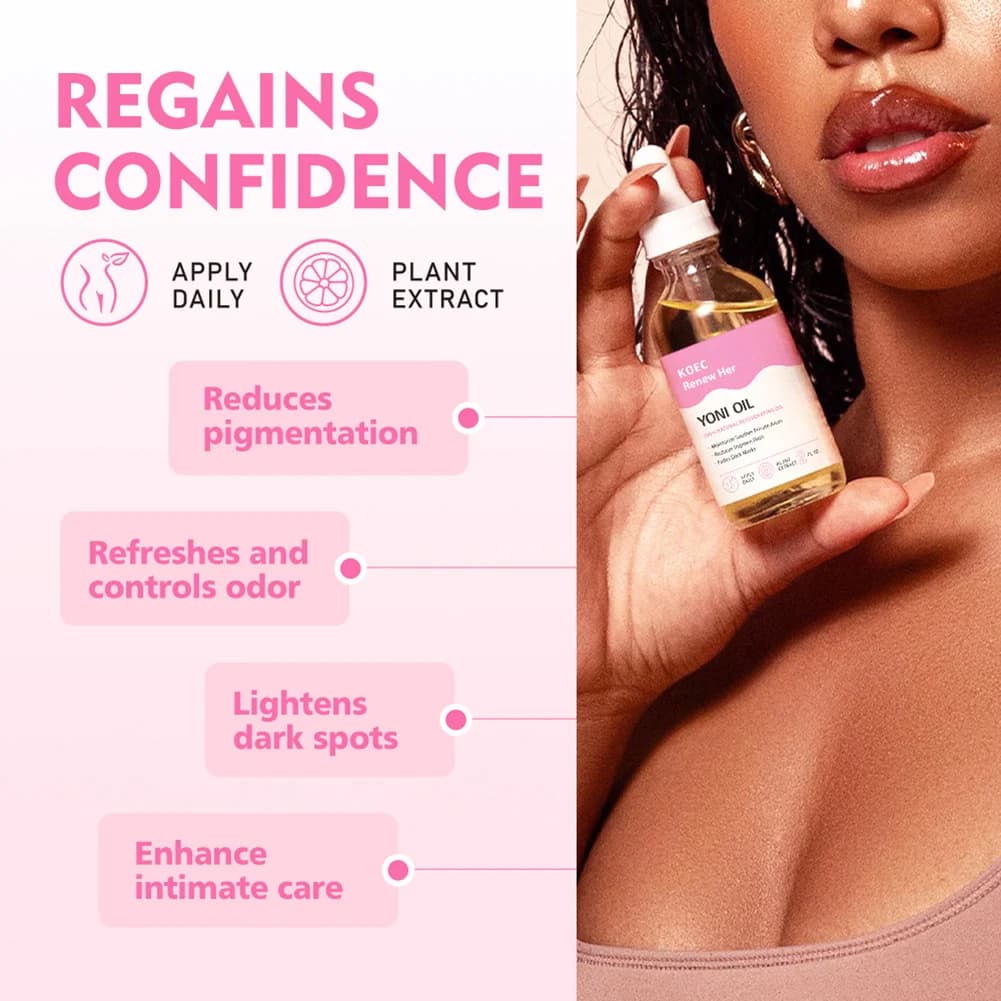 Huile féminine naturelle Huile vaginale hydratante pour le soin du vagin