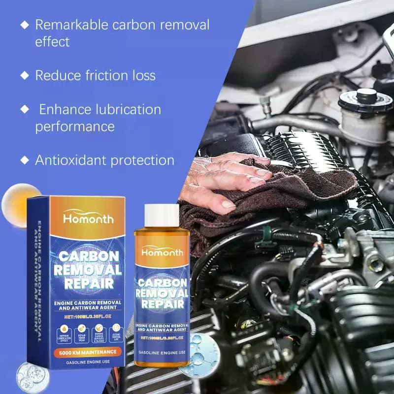 Protecteur anti-usure pour moteur de voiture, nettoyant pour carbone, réducteur de bruit d'huile pour une meilleure efficacité énergétique et une conduite urbaine fluide