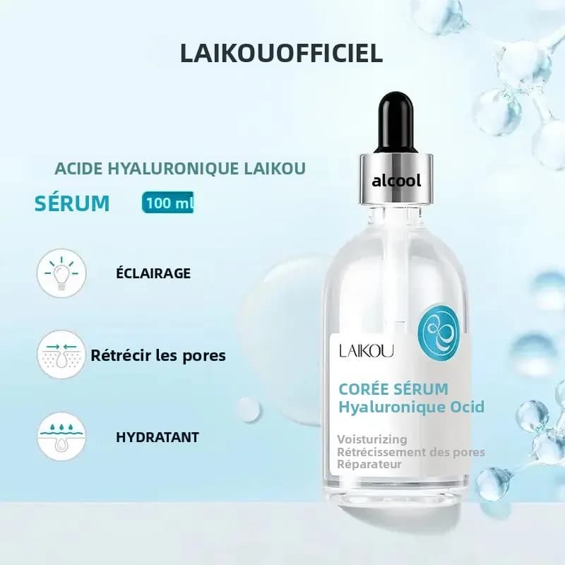 Sérum visage Anti-âge suisse 100ml VC Niacinamide acide hyaluronique de rose musquée extrait de myrtille pour éclaircir et hydrater la peau