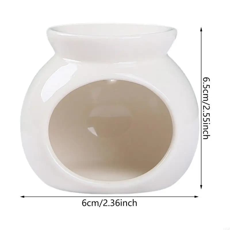 Brûleurs d'arômes d'huiles essentielles en céramique, bougeoir chauffe-plat, diffuseur parfumé