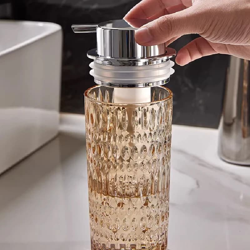 Bouteille d'émulsion barboteur en verre
