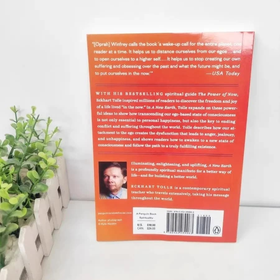 Une nouvelle Terre d'Eckhart Tolle Éveil vers le Scopo de votre vie Livre anglais