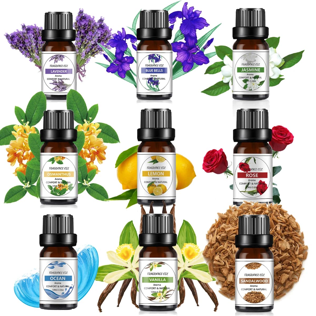 Huile parfumée 10ML, diffuseur de fabrication de plantes naturelles