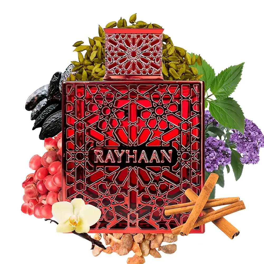 Parfum Signature RAYHAAN Unisexe, Fragrance Florale Épicée, Huile de Parfum Concentrée, Parfum Noble pour Toutes les Occasions