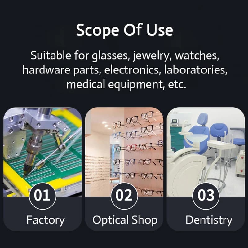 Nettoyeur à ultrasons numérique, bain pour pièces de bijoux, lunettes, manucure, coupe-pierres, rasoir dentaire, Machine de nettoyage à ultrasons