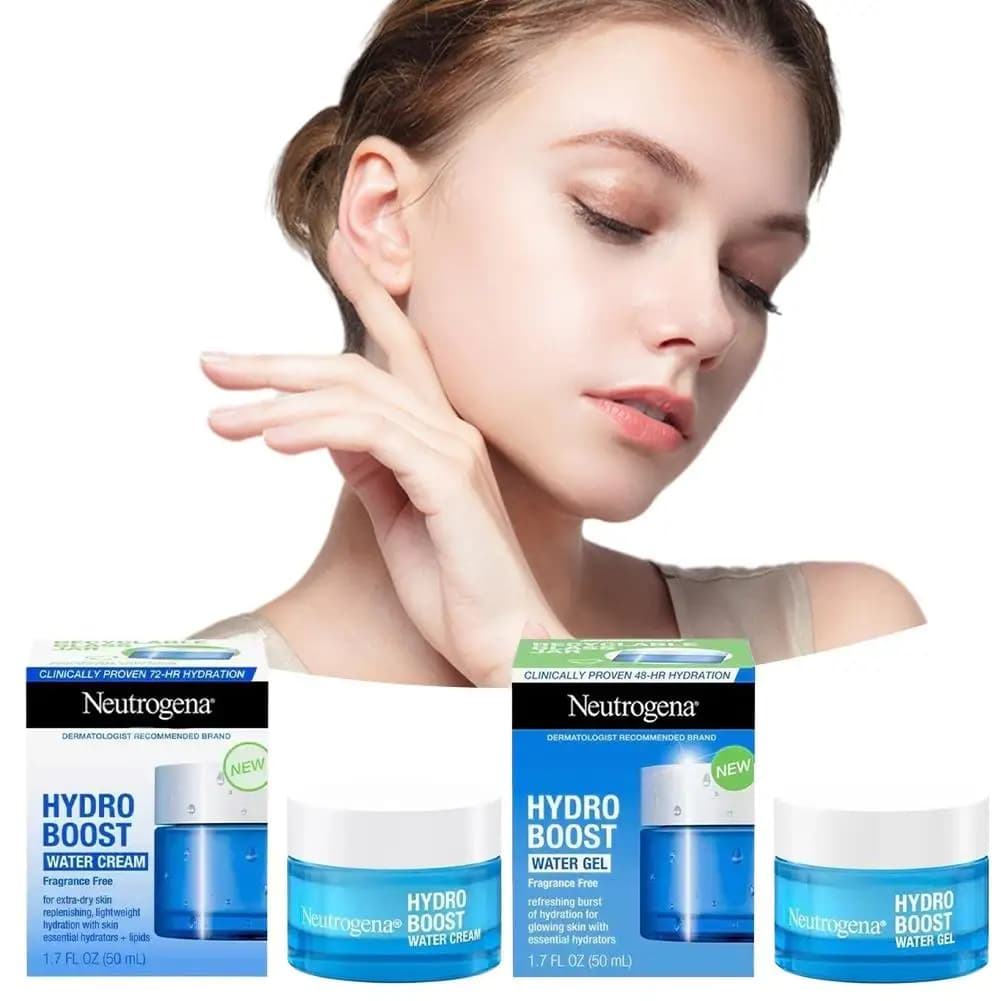Hydro Boost – Gel d'eau hydratant, crème pour le visage à l'acide hyaluronique pour la peau hydratante et repulpante, soins pour la peau du visage sans huile