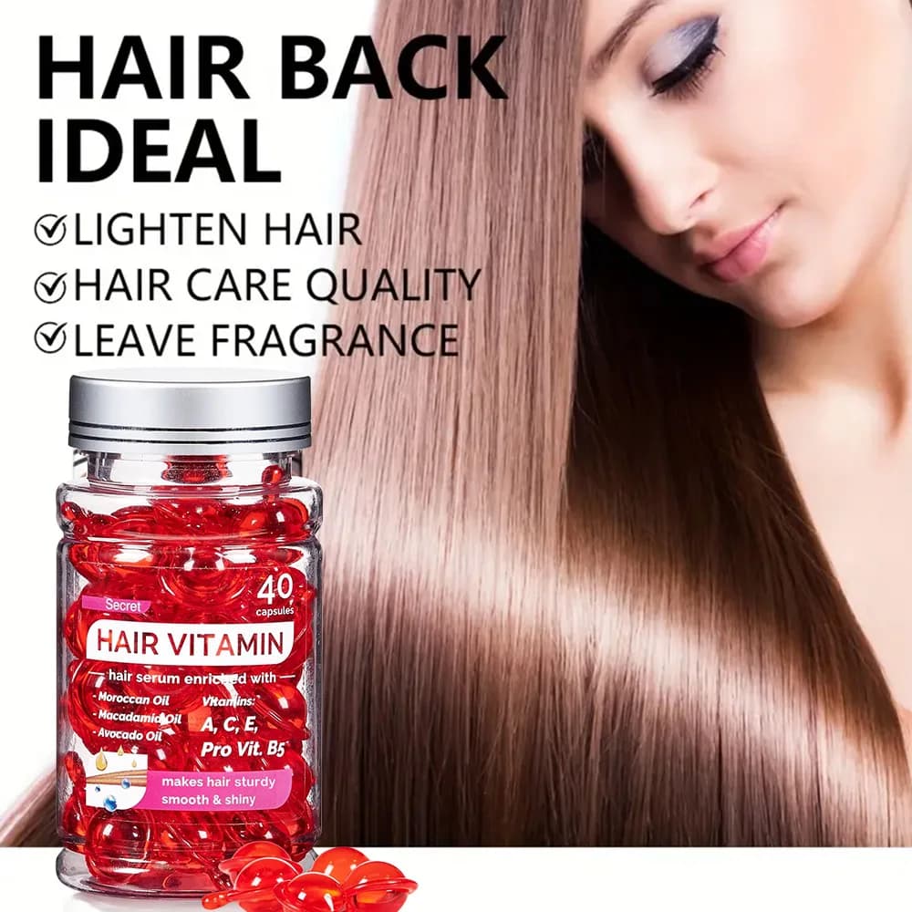Huile d'argan d'arvazallia pour le traitement des cheveux, traitement et revitalisant, 80 Capsules, réparation des cheveux, huile capillaire Portable adaptée