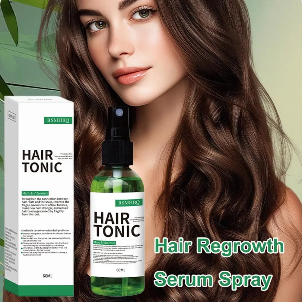 Tonique capillaire pour hommes et femmes, sérum revitalisant en spray sans rinçage pour le cuir chevelu et les cheveux à la lavande, soin capillaire léger