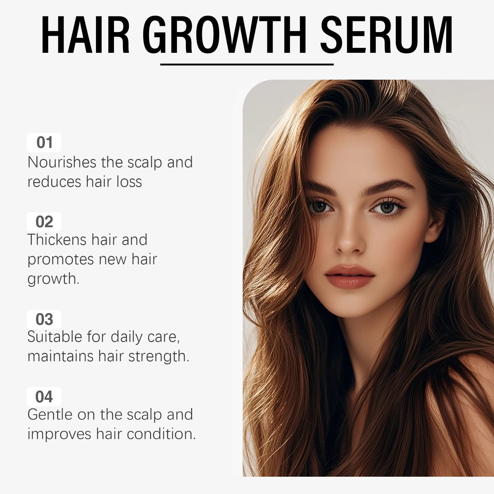 Sérum de croissance des cheveux