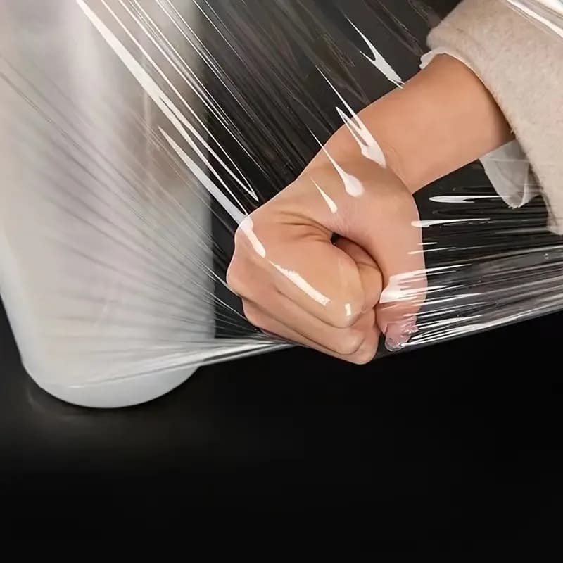1 rouleau de film étirable robuste – Extra résistant, sans odeur et facile à utiliser pour le déménagement et l'emballage