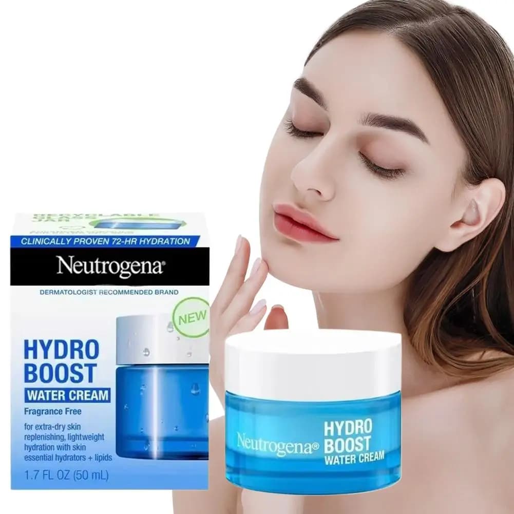 Hydro Boost – Gel d'eau hydratant, crème pour le visage à l'acide hyaluronique pour la peau hydratante et repulpante, soins pour la peau du visage sans huile