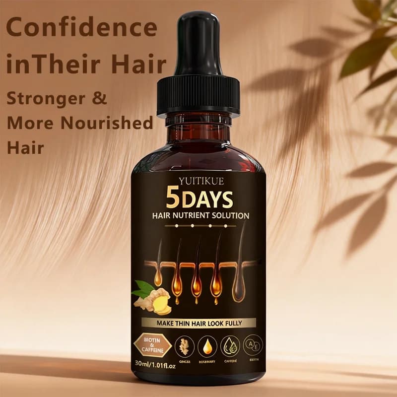 Sérum de croissance des cheveux YUITIKUE 5 jours - Solution nutritive