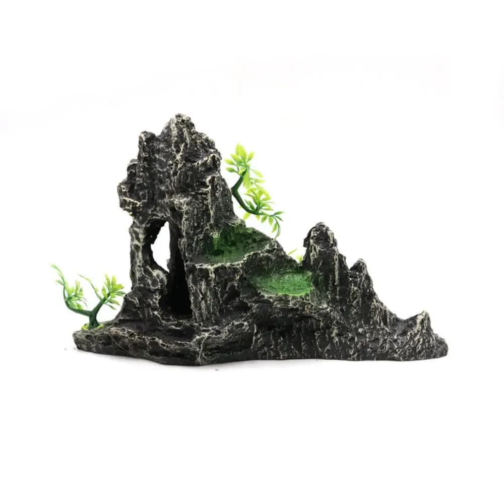 Résine Aquarium rocaille montagne décoration artificielle vue créative roche grotte pierre Simulation réaliste montagne pierre Statue