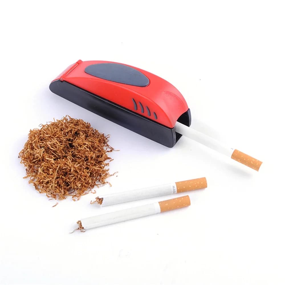 Machine à rouler les cigarettes manuelle en plastique, rouleau à tabac, bricolage, Tube unique, rouleau d'herbe à fumée, accessoires pour fumer