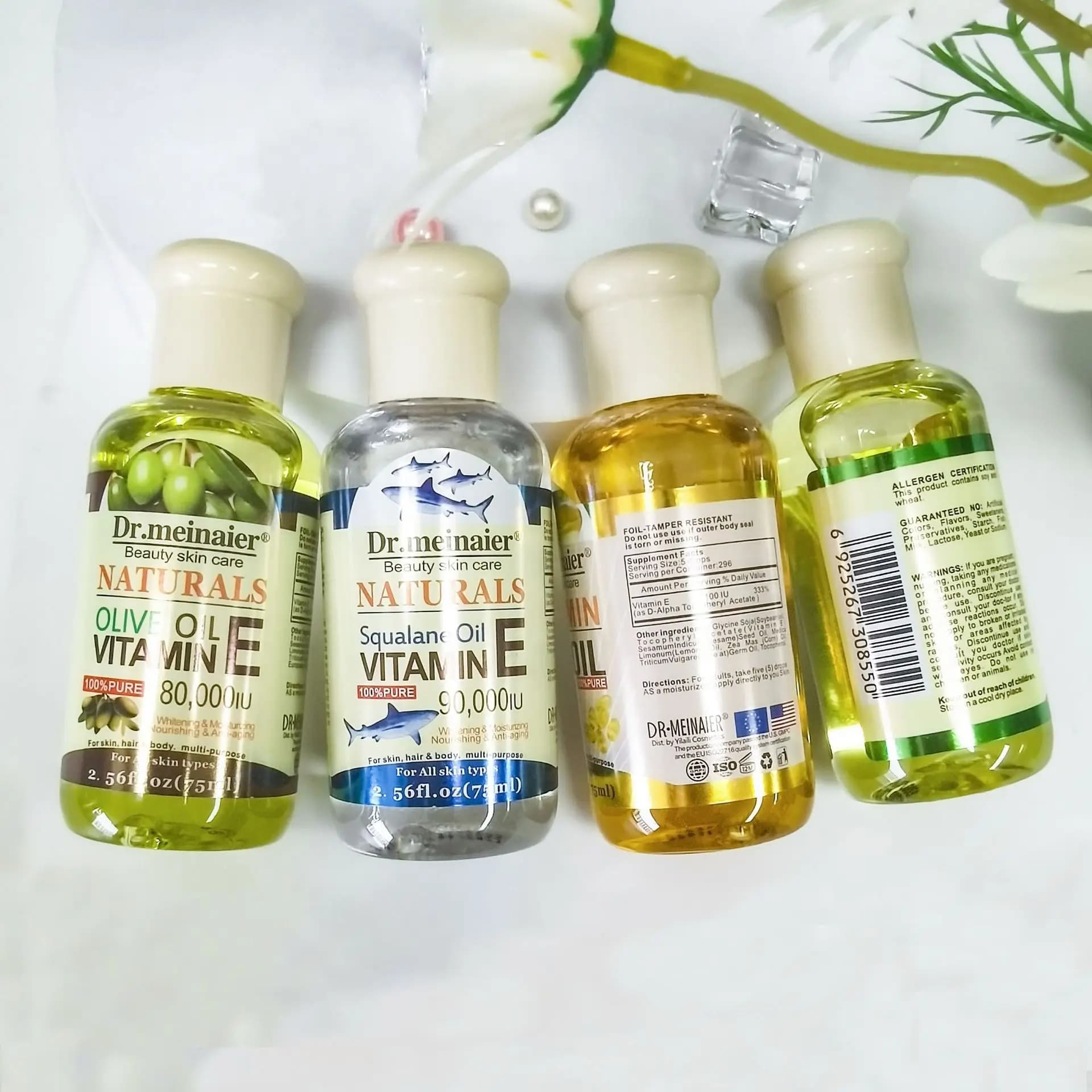 Huile essentielle pour le visage à la vitamine E