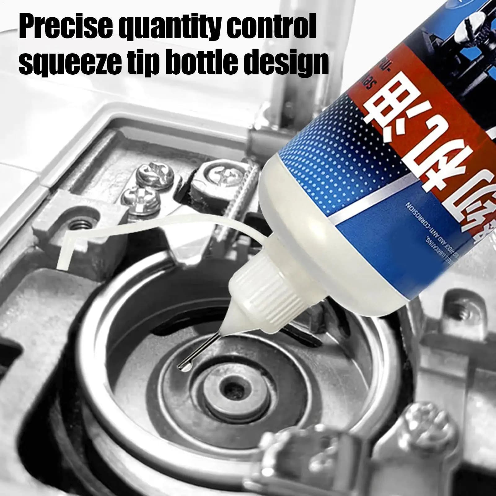 Lubrifiant pour Machine à coudre, huile lubrifiante industrielle à haute température pour charnière de porte, serrure de Garage et de maison