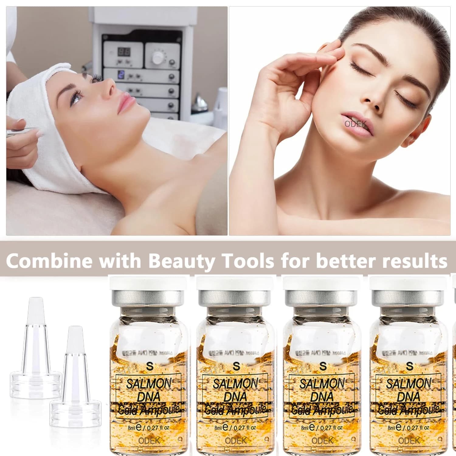 Kit de sérum booster pour la peau à l'ADN de saumon 8 ml