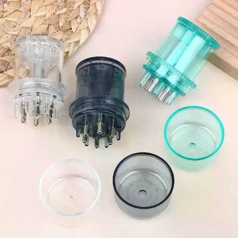 Brosse Applicatrice de Gel Capillaire et Huile, Peigne de Massage pour Soin des Cheveux, Outil Spécial pour Mousse Capillaire, Mini Brosse de Massage du Cuir Chevelu