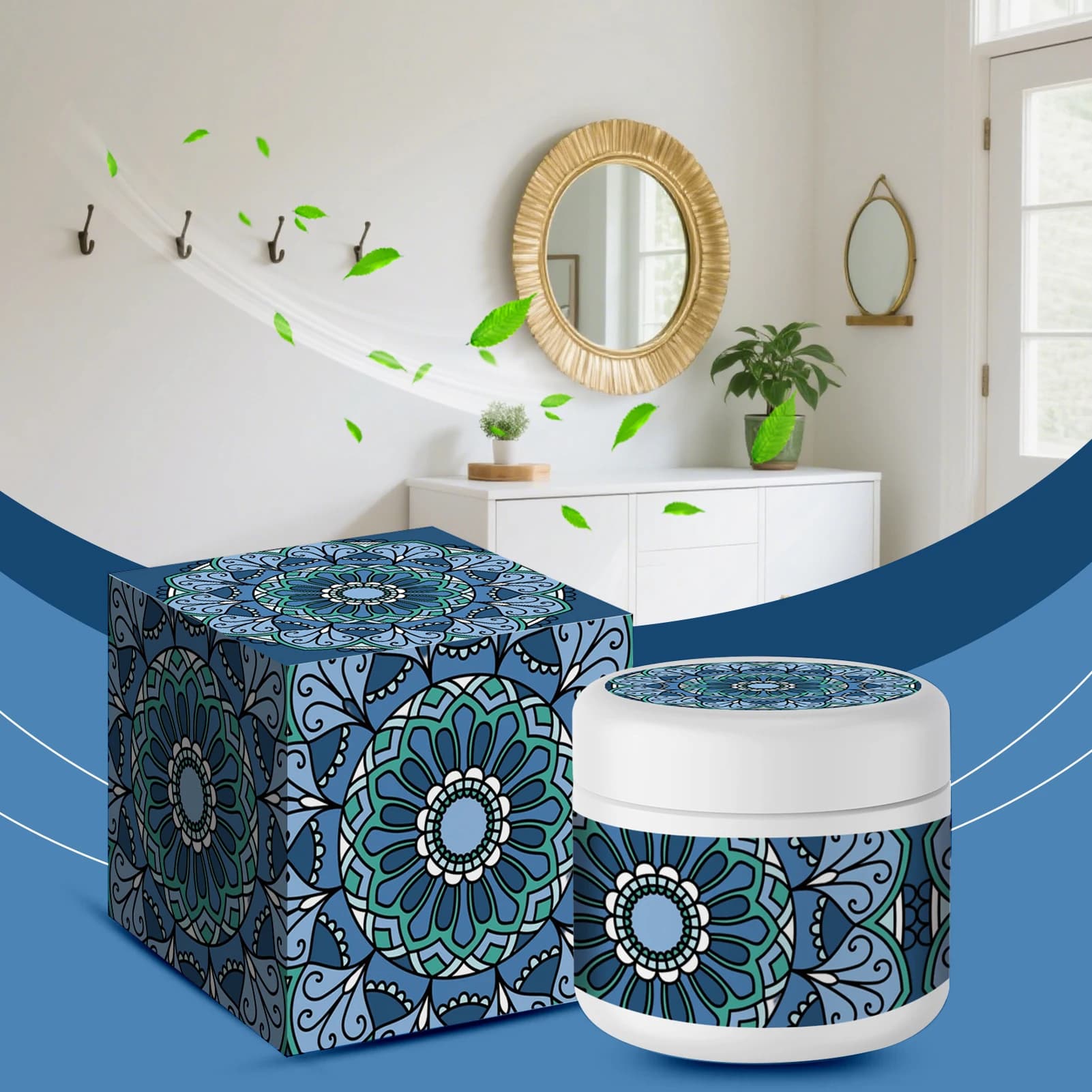 Bougie parfumée Bluebell de qualité supérieure pour soulager le stress, cadeau attentionné parfait pour toute occasion. Retreat confortable pour chambre à coucher