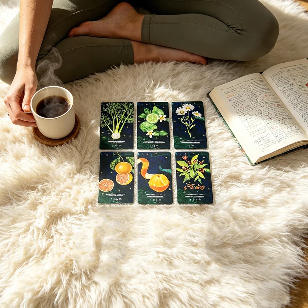 Le jeu de cartes de guérison aux huiles essentielles, 52 cartes Oracle pour améliorer le corps, l'esprit et la spiritualité, parfait pour la guidance spirituelle et les collectionneurs