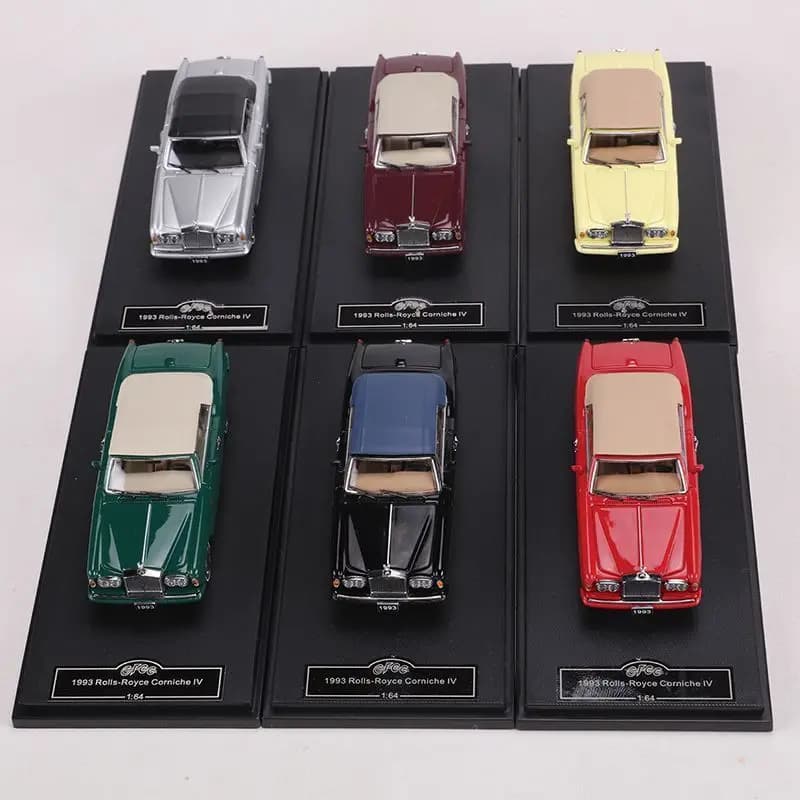 GFCC 1:64 Rolls-Royce Corniche IV 1993 Drophead Coupé Soft-Top Vintage Alliage Diecast Classique Luxe Convertible Modèle Collecteurs