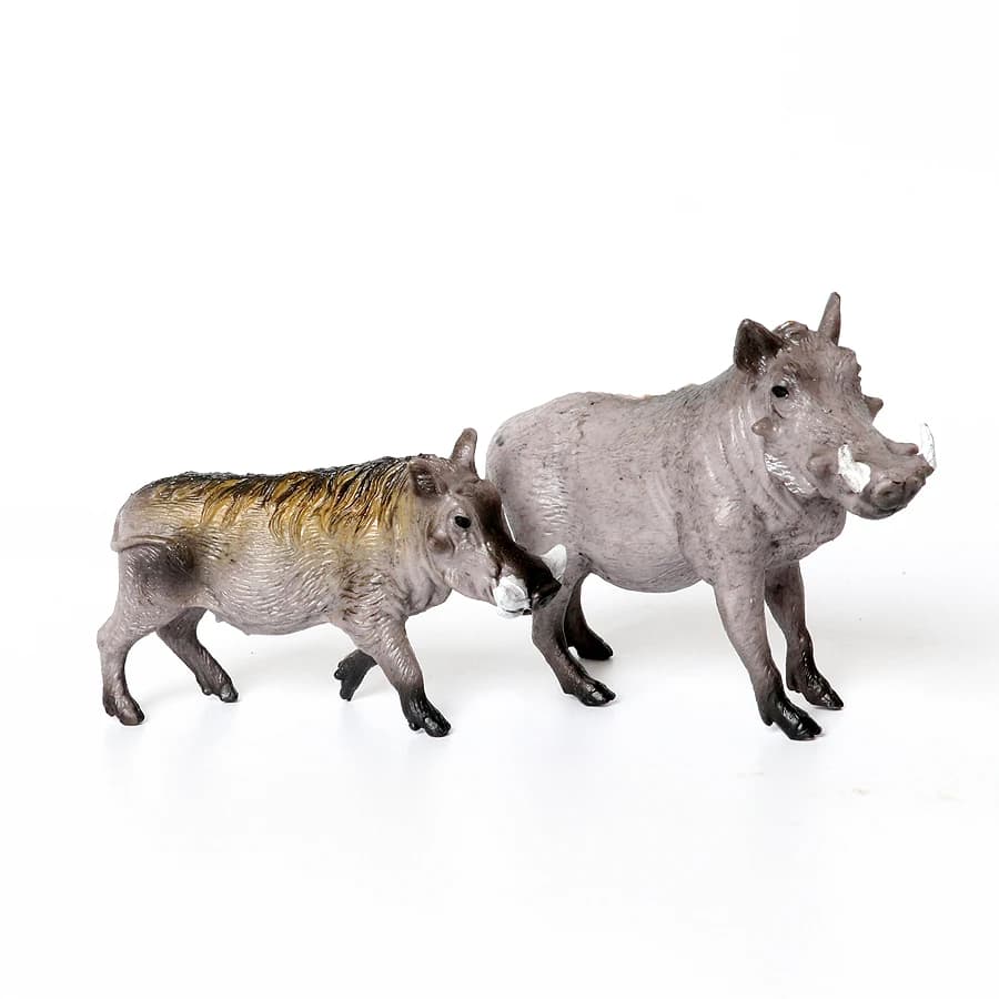 Figurines d'animaux de ferme en plastique pour enfants, figurine de over, jouets de sanglier, truies, porcelets, modèles WarthAustin, cadeaux pour enfants