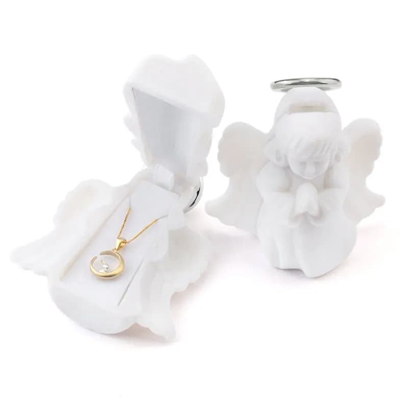 1 pièce belle boîte à bijoux en velours conteneur boîte à bagues de mariage pour boucles d'oreilles collier Bracelet affichage support de la boîte-cadeau 16 styles
